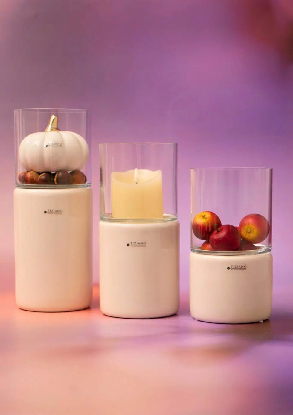 Tiziano Windlicht Laterna Bellagio Klarglas - Lillyano