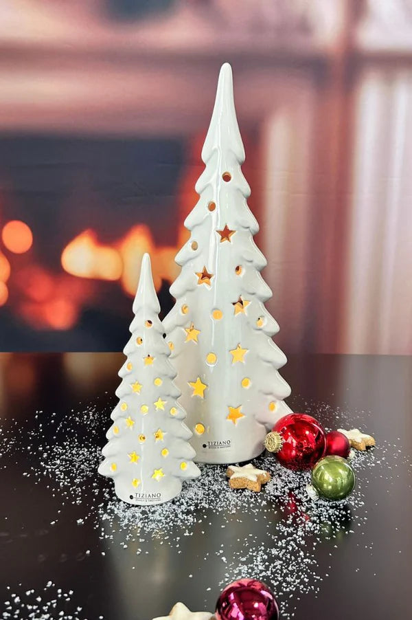 Tiziano Baum   Trissino LED  und Timer creme 2. Wahl