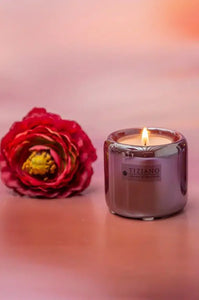 Tiziano Teelicht Bellagio red plum