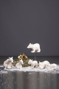 Eisbär Bitonto creme liegend