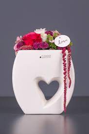 Deko# Geschenke# Ostern# Tiziano# Frühling# Frühjahr# dekoriert# happy# Schale# Keramik#  kaufen# online# günstig# Vase# Kübel# Figuren#