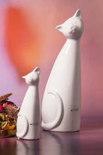 Laden Sie das Bild in den Galerie-Viewer, Tiziano Set Katzenpaar Felicitas weiß-creme
