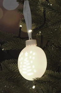 Tiziano Hänger  Lichtkugel Lusia mit  LED  weiß creme Angebot
