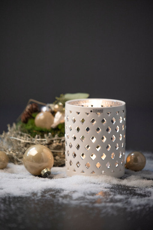 Tiziano Mazano Raute creme/silber
