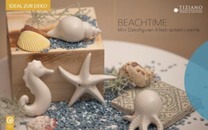 Tiziano Mini Deko  Beachtime creme 8 cm