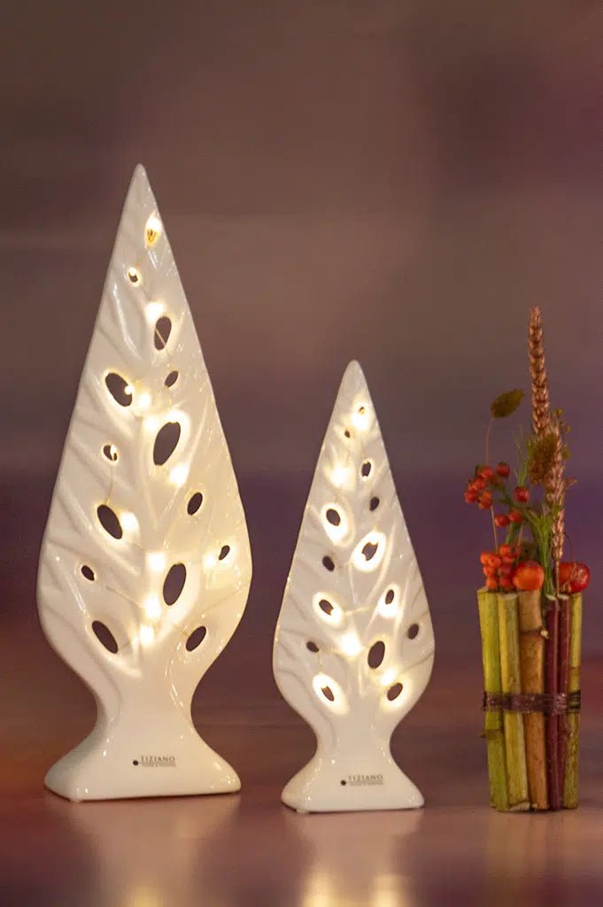 Tiziano Baum Cipresso LED creme einzeln - Lillyano