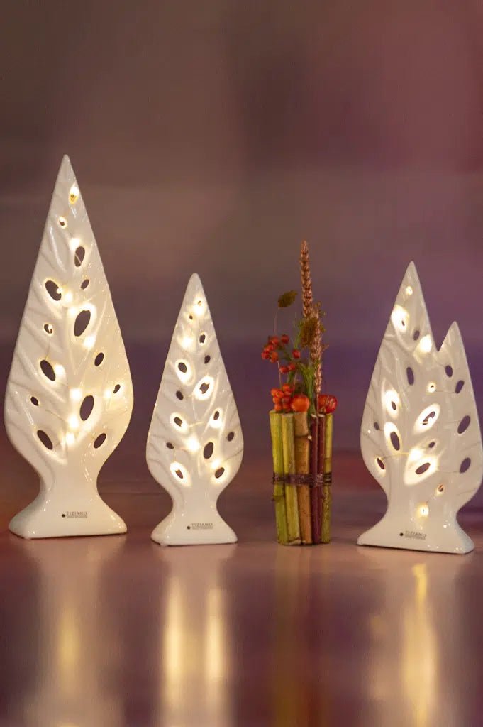 Tiziano Baum Cipresso LED creme einzeln - Lillyano