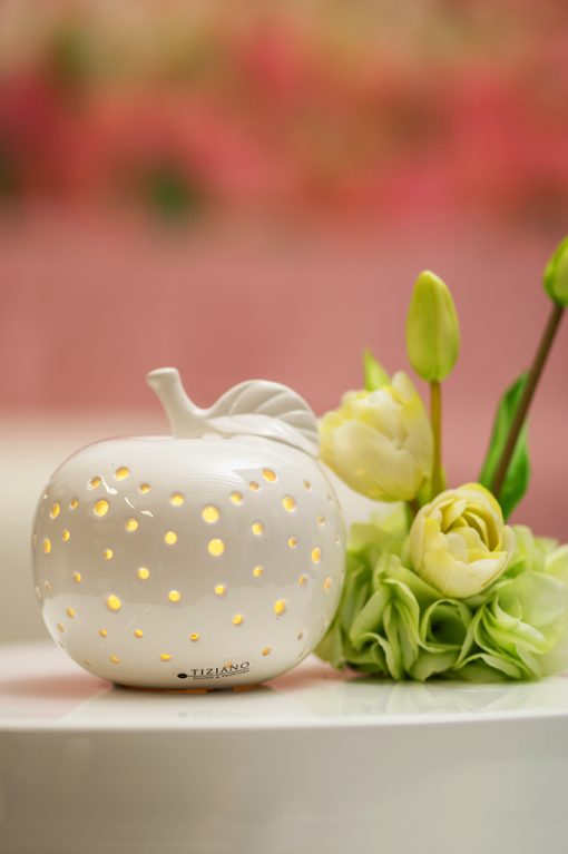 Tiziano Deko Apfel Dolce LED creme AUSVERKAUF - Sale - Lillyano