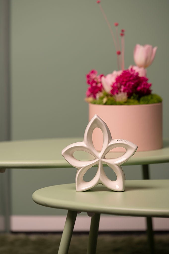 Tiziano Deko Blume Lorina creme - weiß 2. Wahl - Lillyano