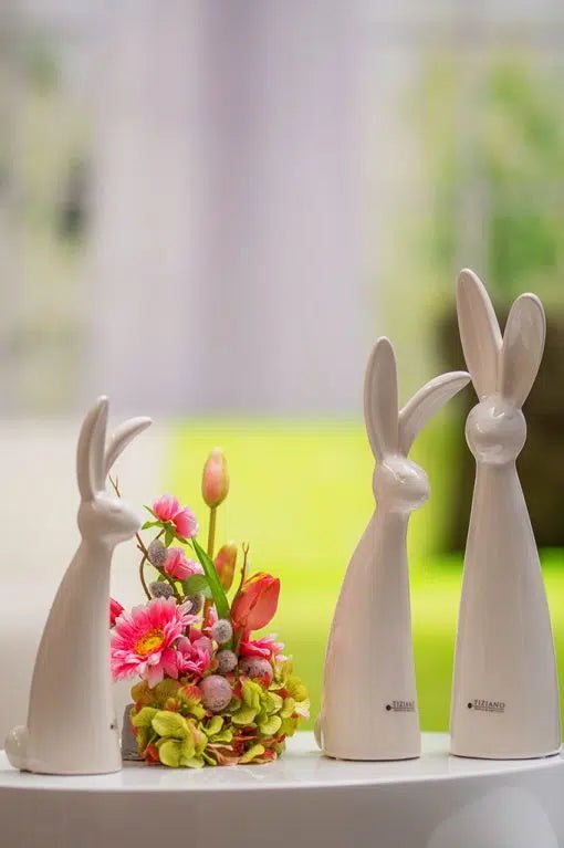 Tiziano Hase Finola weiß - creme - Lillyano