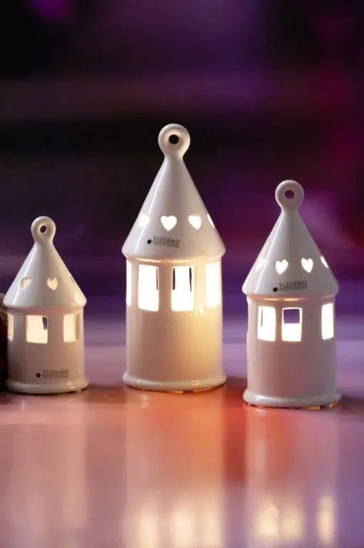 Tiziano Haus Magiolo LED und Timer weiß - creme - Lillyano