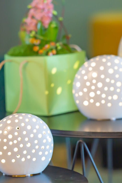 Tiziano Licht Mendini LED oval klein creme - weiss - Lillyano