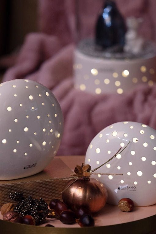 Tiziano Licht Mendini LED oval klein creme - weiss - Lillyano