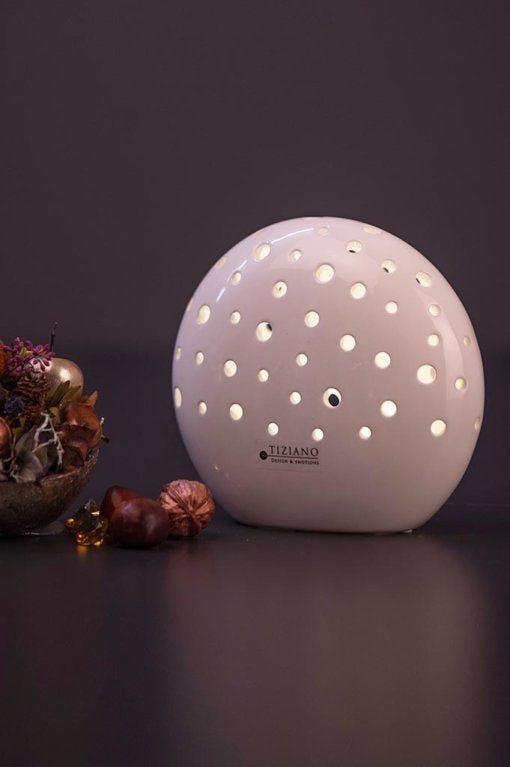 Tiziano Licht Mendini LED oval klein creme - weiss - Lillyano