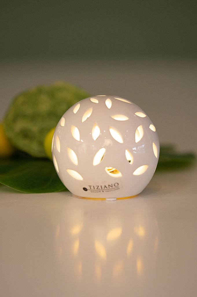 Tiziano Lichtkugel Villlari LED weiss - creme - Lillyano