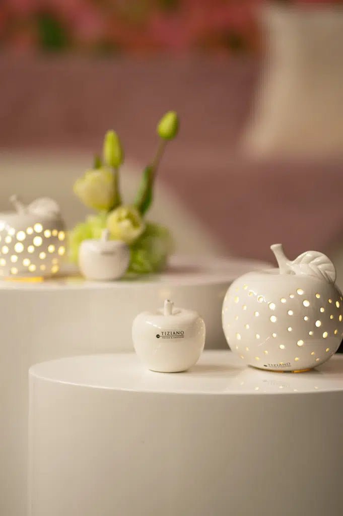 Tiziano Mini STecker Deko Apfel Dolce creme - Lillyano