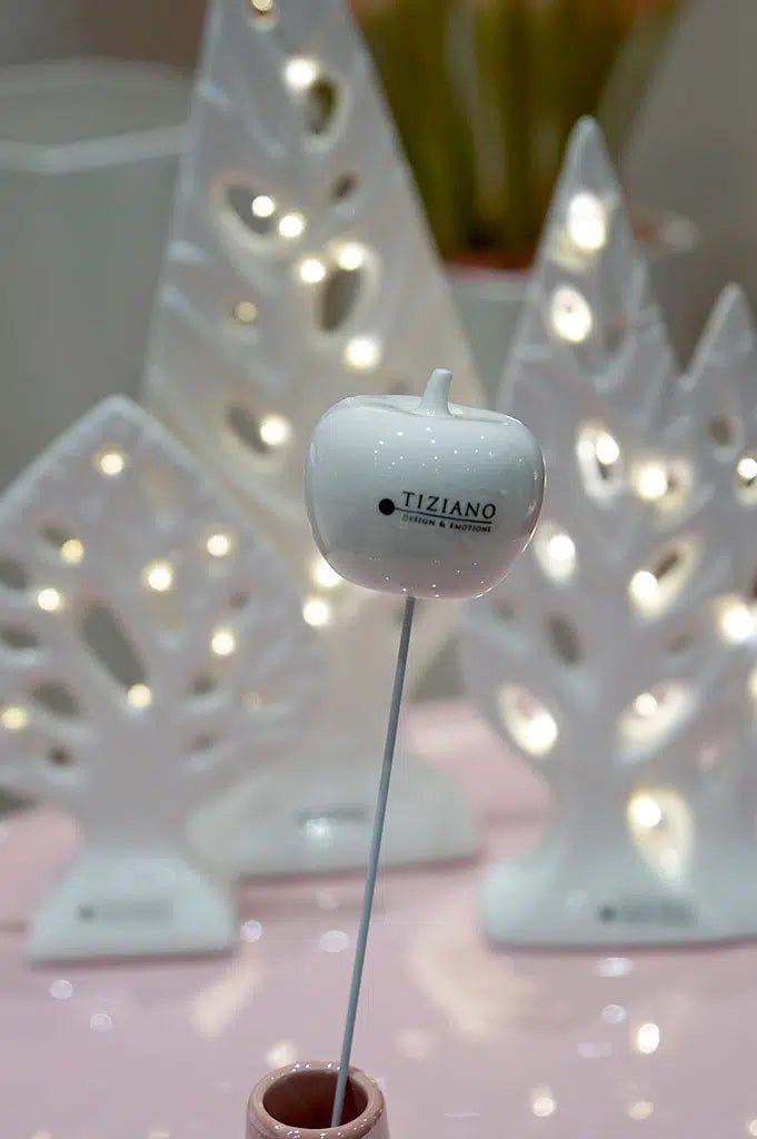 Tiziano Mini STecker Deko Apfel Dolce creme - Lillyano