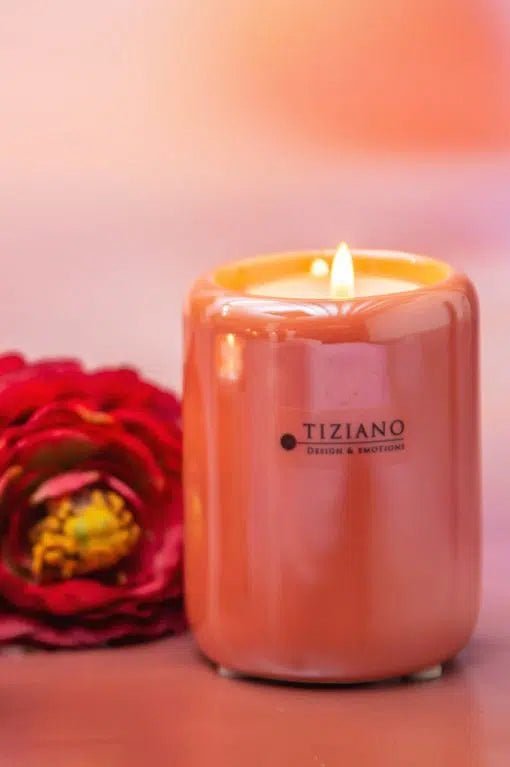 Tiziano Teelicht Bellagio peach pink - Lillyano