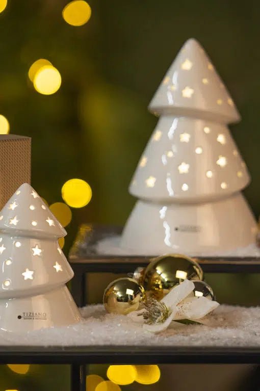 Tiziano Weihnachtsbaum Venta mit led und Timer weiss - Lillyano