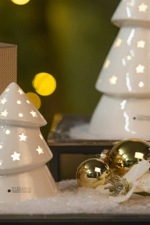 Tiziano Weihnachtsbaum Venta mit led und Timer weiss - Lillyano